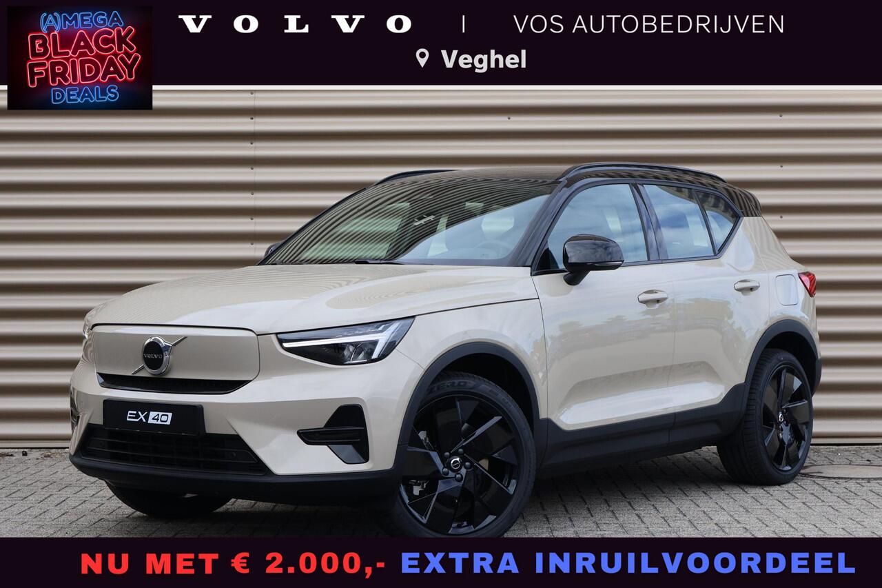 Volvo EX40 Single Motor Extended Range Plus 82 kWh | 20" Black Edition wielen | Memory stoelen elektr. bedienbaar | Pilot assist