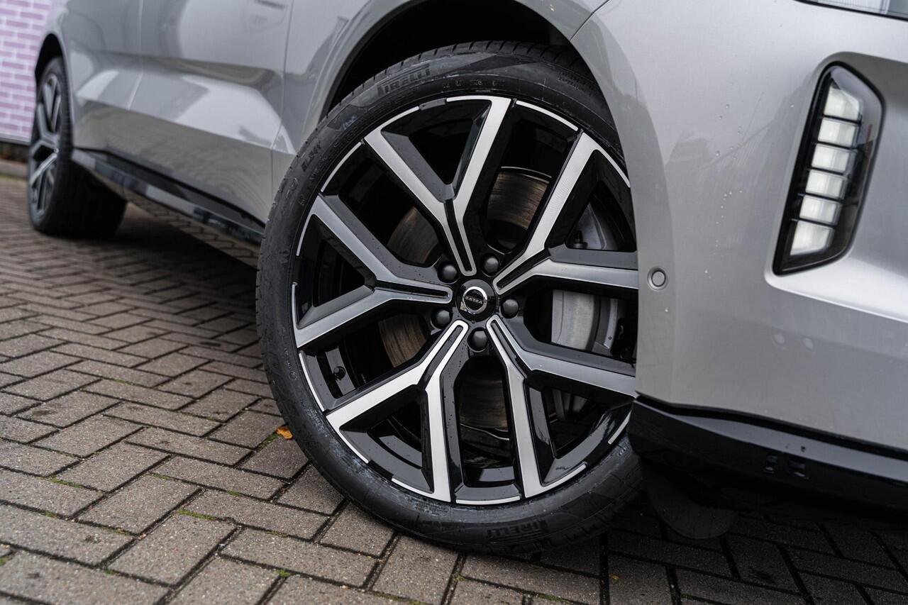 Volvo EX90 Twin Motor Ultra | 7-Zits | Google | Bowers & Wilkins Audio | Climate Pack | Panoramadak | Head-Up Display | Soft Close | Pilot-Assist | Luchtvering | 360 Camera | Getint Glas | Elek. Achterklep | Zitverlening | Draadloos Opladen Telefoon | 22" LM
