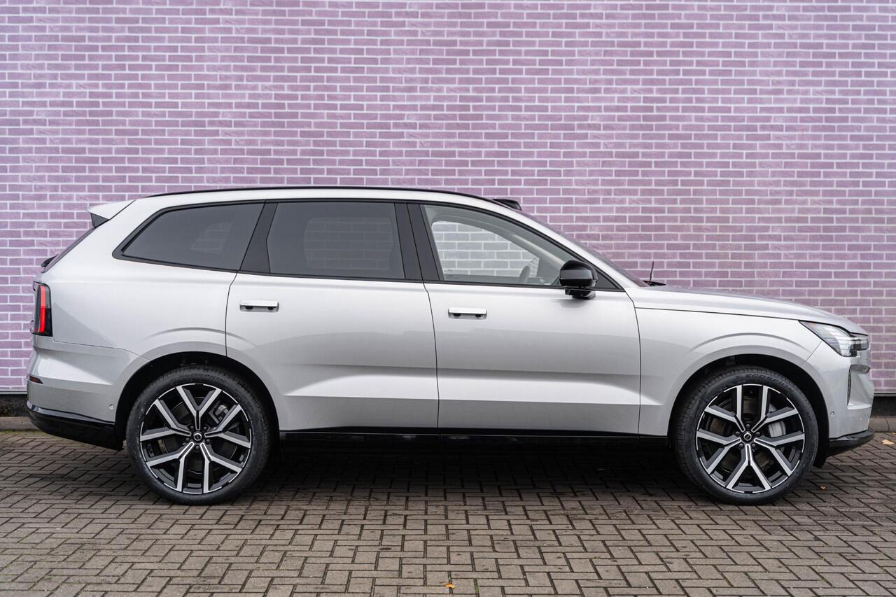Volvo EX90 Twin Motor Ultra | 7-Zits | Google | Bowers & Wilkins Audio | Climate Pack | Panoramadak | Head-Up Display | Soft Close | Pilot-Assist | Luchtvering | 360 Camera | Getint Glas | Elek. Achterklep | Zitverlening | Draadloos Opladen Telefoon | 22" LM