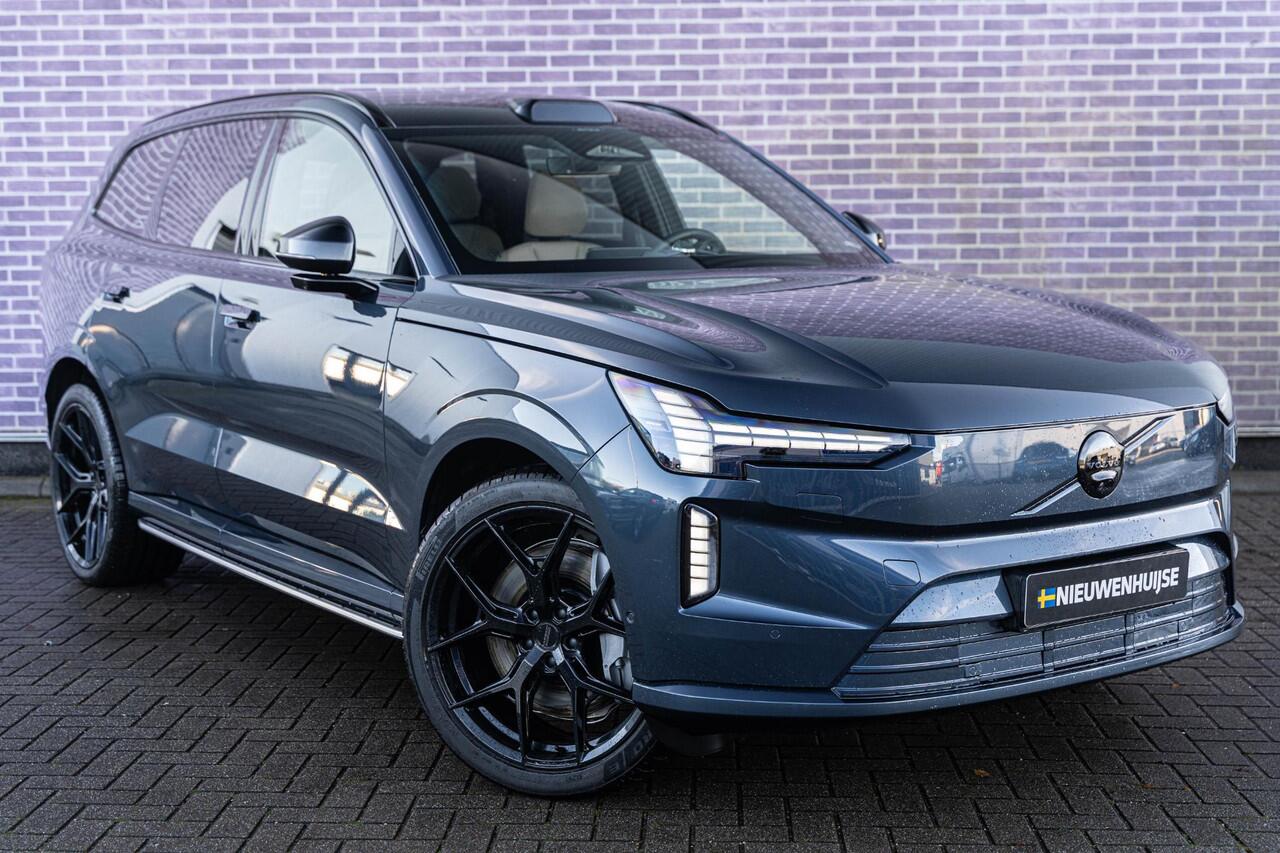 Volvo EX90 Twin Motor Ultra 7p. 111 kWh | Bowers en Wilkins Audio | Luchtvering | 7-zits | 360 camera | Dodehoekdetectie | Panoramadak | Sfeerverlichting | Stoel & stuurverwarming | Soft Close |