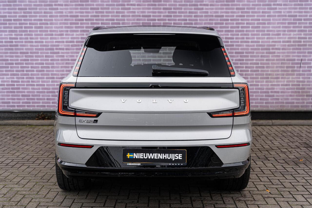 Volvo EX90 Twin Motor Ultra | 7-Zits | Google | Bowers & Wilkins Audio | Climate Pack | Panoramadak | Head-Up Display | Soft Close | Pilot-Assist | Luchtvering | 360 Camera | Getint Glas | Elek. Achterklep | Zitverlening | Draadloos Opladen Telefoon | 22" LM