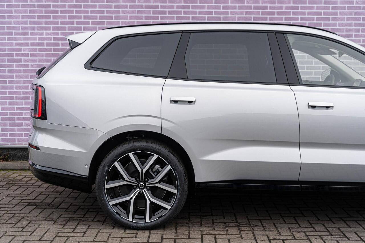 Volvo EX90 Twin Motor Ultra | 7-Zits | Google | Bowers & Wilkins Audio | Climate Pack | Panoramadak | Head-Up Display | Soft Close | Pilot-Assist | Luchtvering | 360 Camera | Getint Glas | Elek. Achterklep | Zitverlening | Draadloos Opladen Telefoon | 22" LM