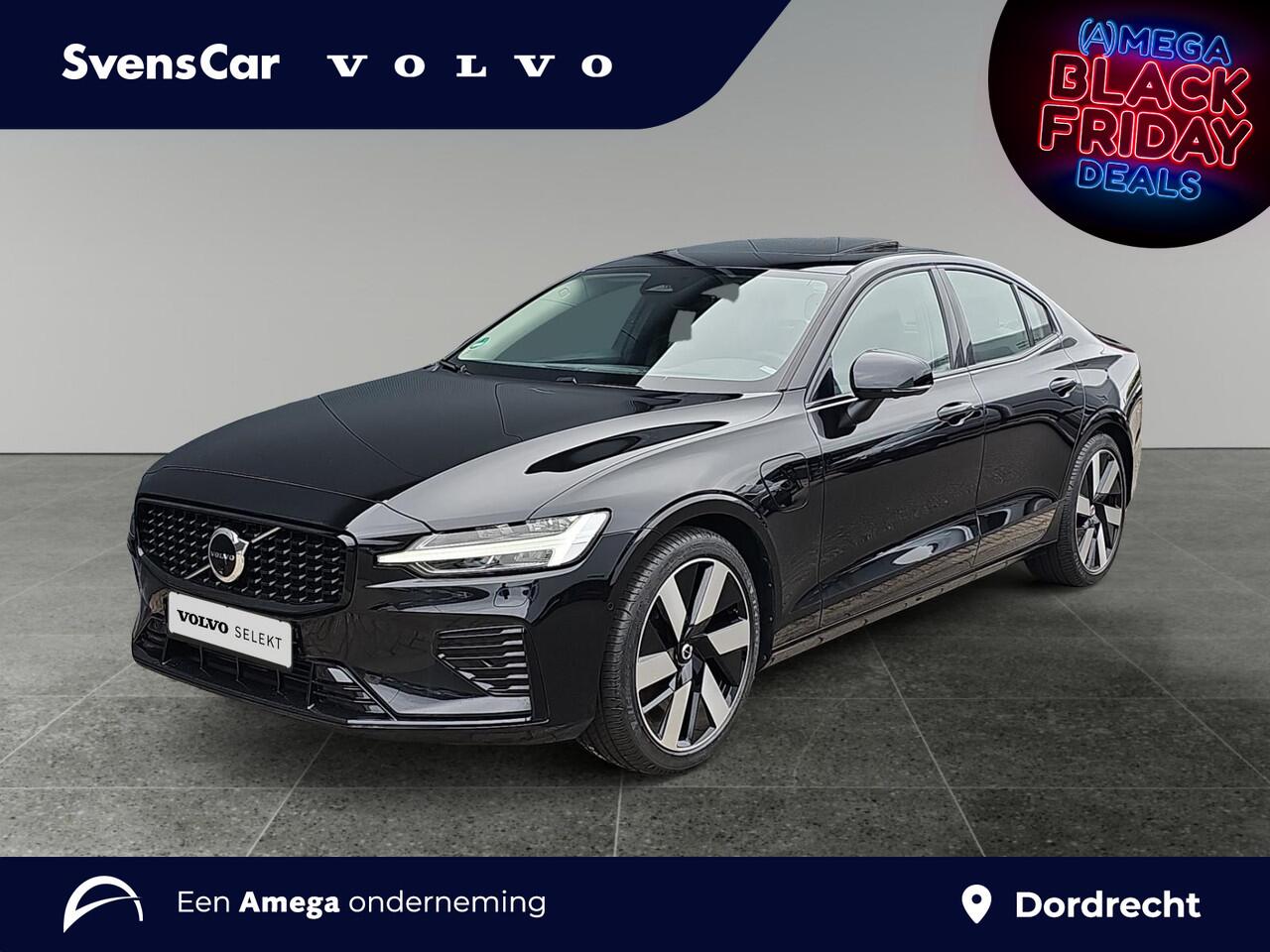 Volvo S60 2.0 Recharge T8 AWD Ultimate Dark | Head-up display | Gelamineerde zijruiten | 360 graden camera | Stoelverwarming |
