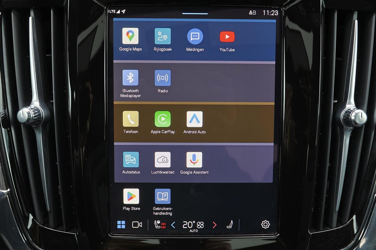 Volvo S90 T8 AWD Plus Dark - Luchtvering - Panorama/schuifdak - IntelliSafe Assist & Surround - 360º Camera - Harman/Kardon audio - Adaptieve LED koplampen - Verwarmde voorstoelen, stuur & achterbank - Parkeersensoren voor & achter - Elektr. bedienb. voorstoelen me