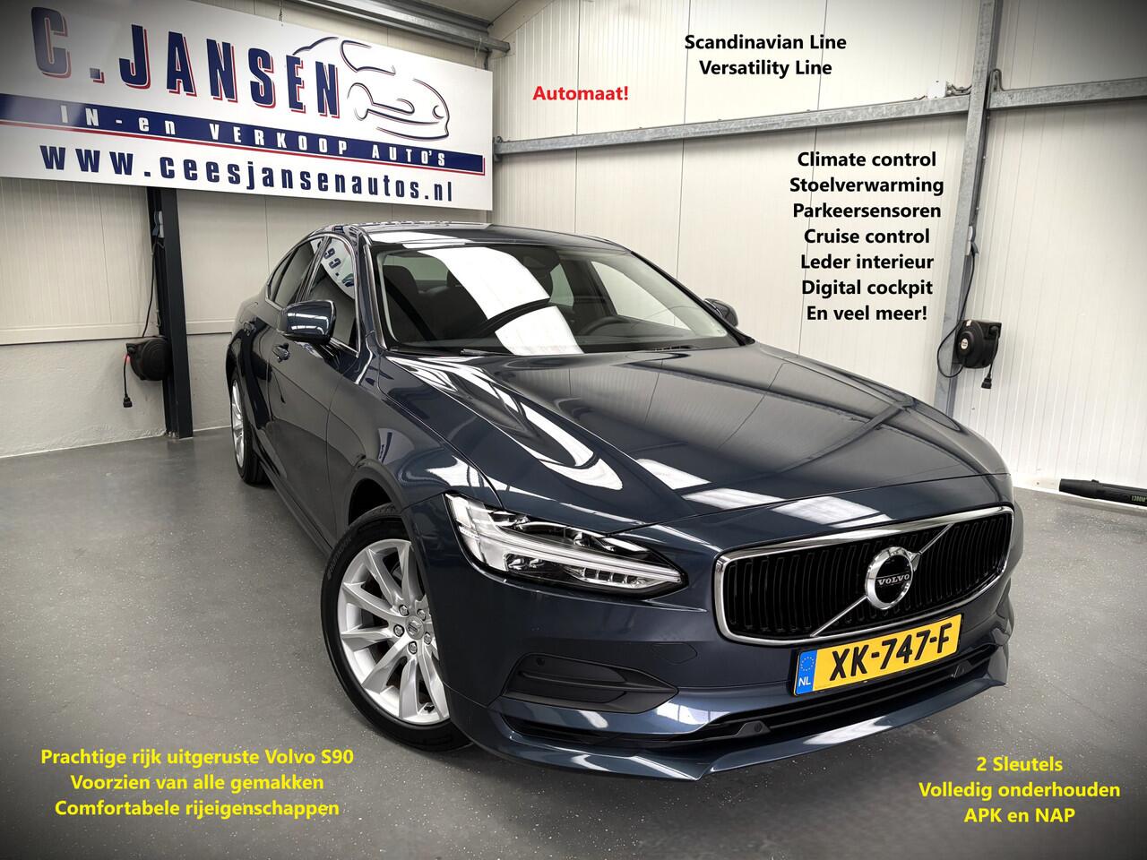Volvo S90 2.0 T4 Momentum Als nieuw!!! | Achterbank verwarmd | Achteropkomend verkeer waarschuwing | Apple CarPlay / Android Auto incl. extra USB-poort