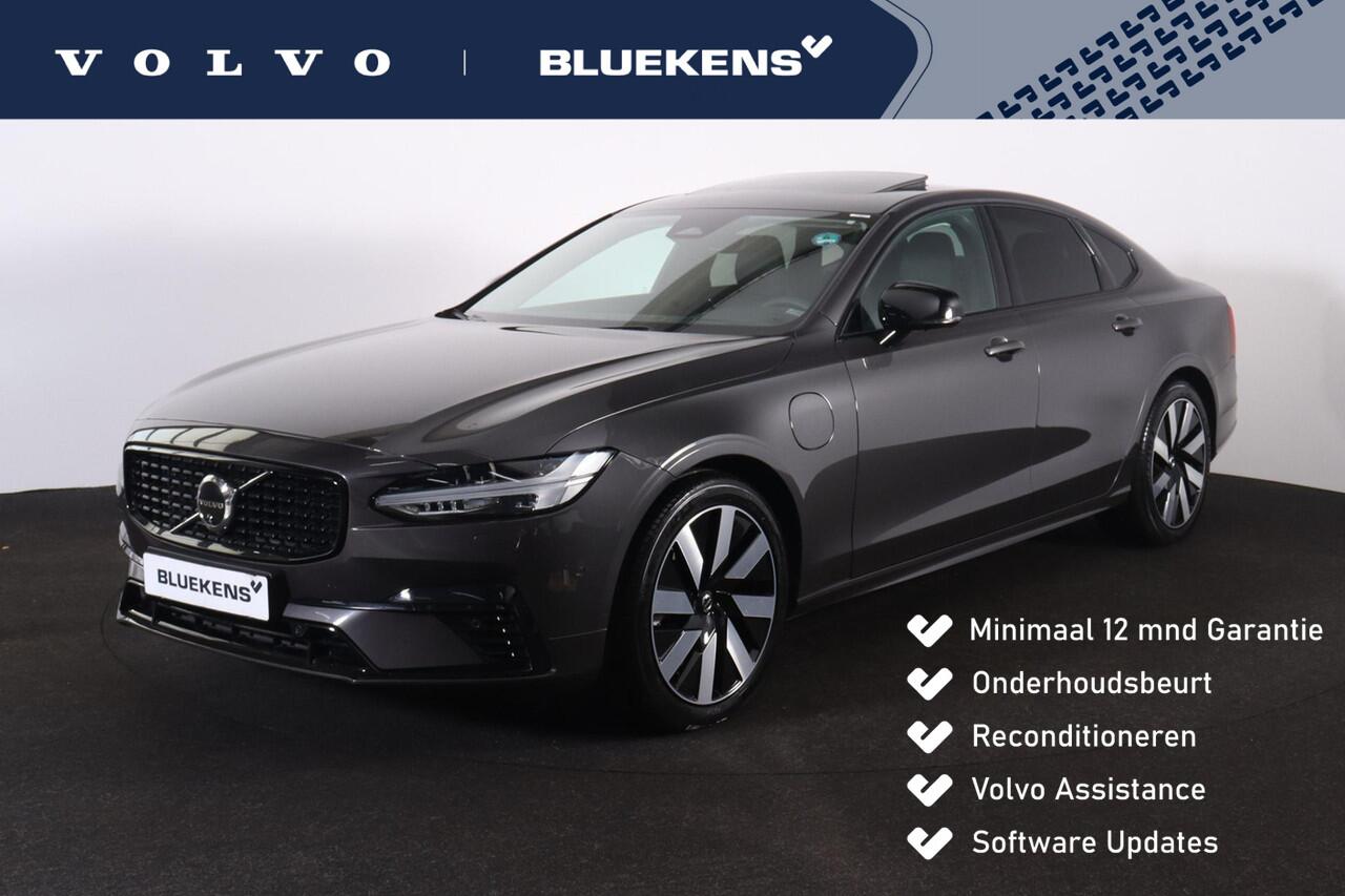 Volvo S90 T8 AWD Ultimate Dark - Schuif/kanteldak - IntelliSafe Assist & Surround - 360º Camera - Harman/Kardon audio - Adaptieve LED koplampen - Verwarmde voorstoelen, stuur & achterbank - Parkeersensoren voor & achter - Elektr. bedienb. voorstoelen met geheugen -