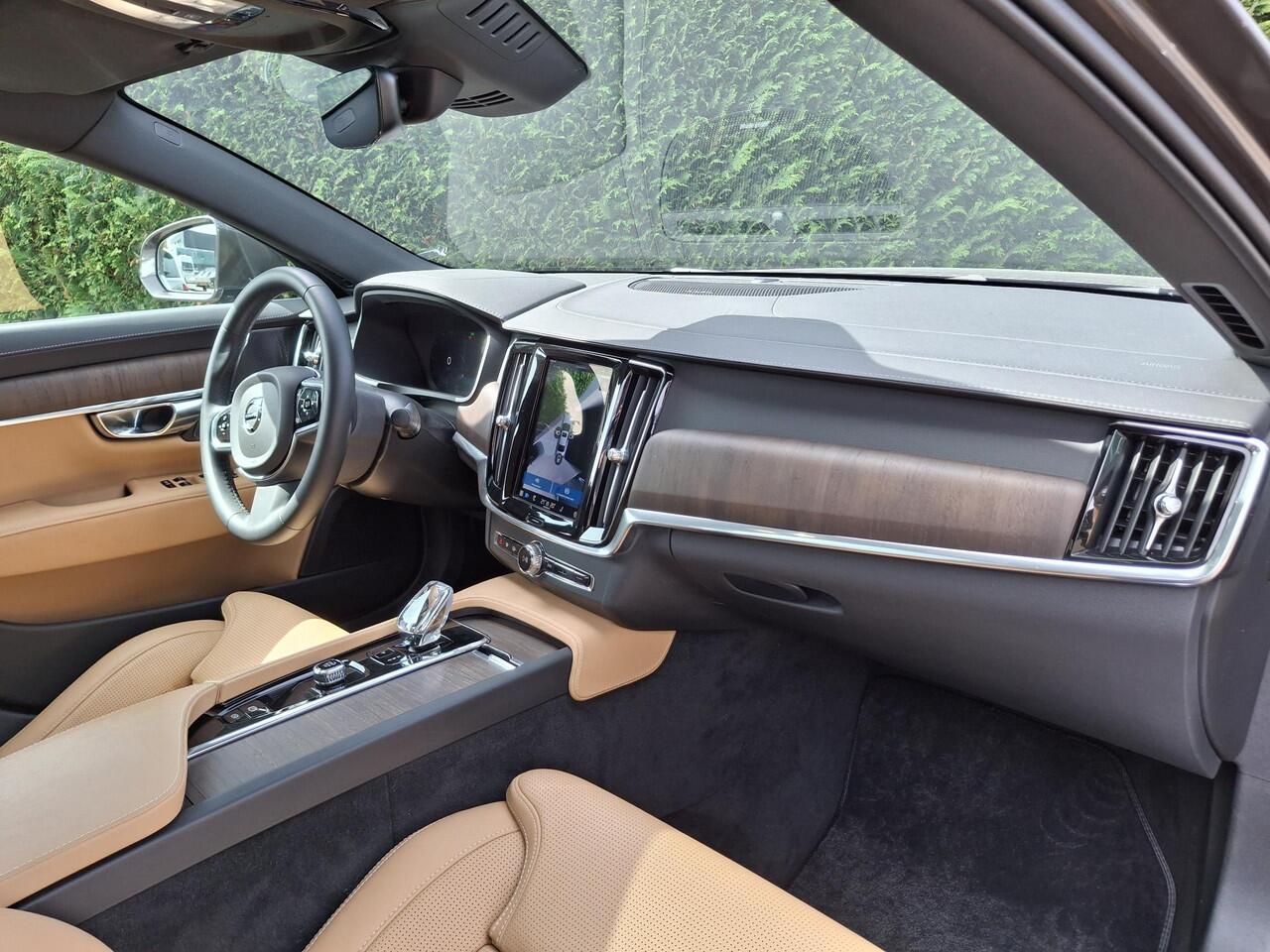 Volvo S90 B5 Ultimate Bright | Geventileerde/Verwarmde stoelen | 360° Camera | Panoramisch Schuif/Kanteldak
