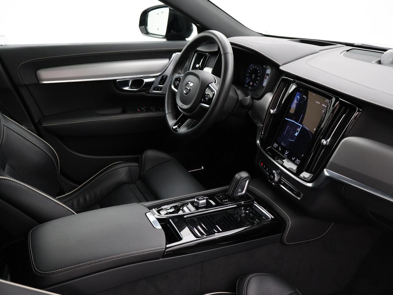 Volvo S90 2.0 T8 390 PK HYBRID AWD R-DESIGN POLESTAR BOWERS & WILKINS | SCHUIFDAK | TREKHAAK | LUCHTVERING | 360 CAMERA | 20 INCH