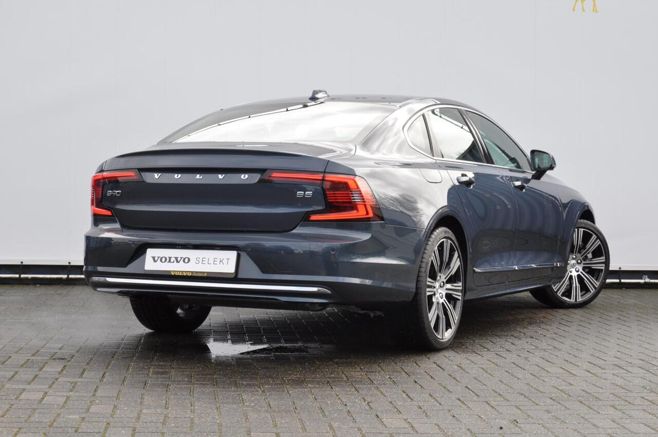 Volvo S90 B5 264PK Automaat Ultimate Bright / Adaptive cruise control/ Parkeersensoren met camera/ Harman Kardon audio, Panoramadak/ Head up display/ BLIS/ Apple carplay/ Leder dashboard