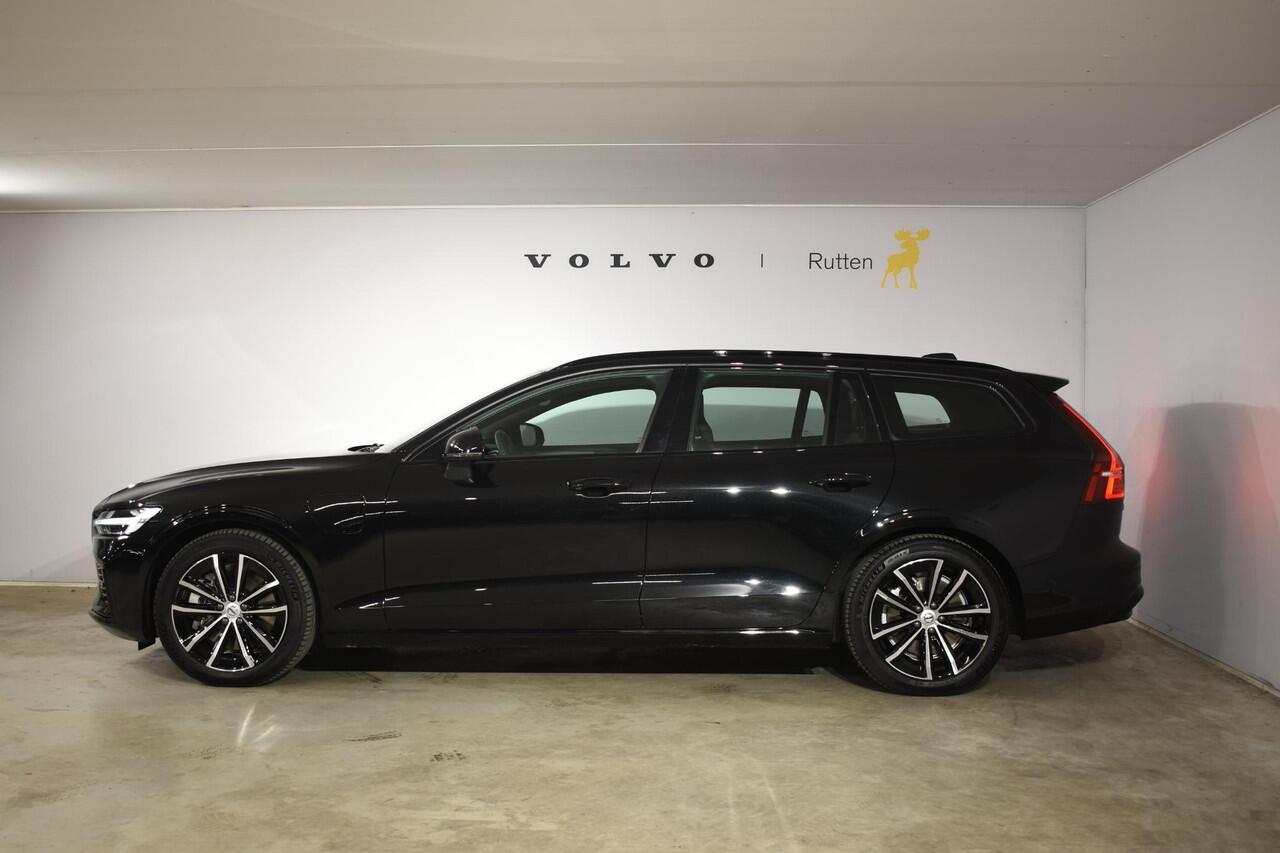 Volvo V60 T6 350PK Automaat Plug-in hybrid AWD Plus Dark / Navigatie / 360 Camera / Harman Kardon / Stuur & Stoelverwarming / LM Velgen / Trekhaak