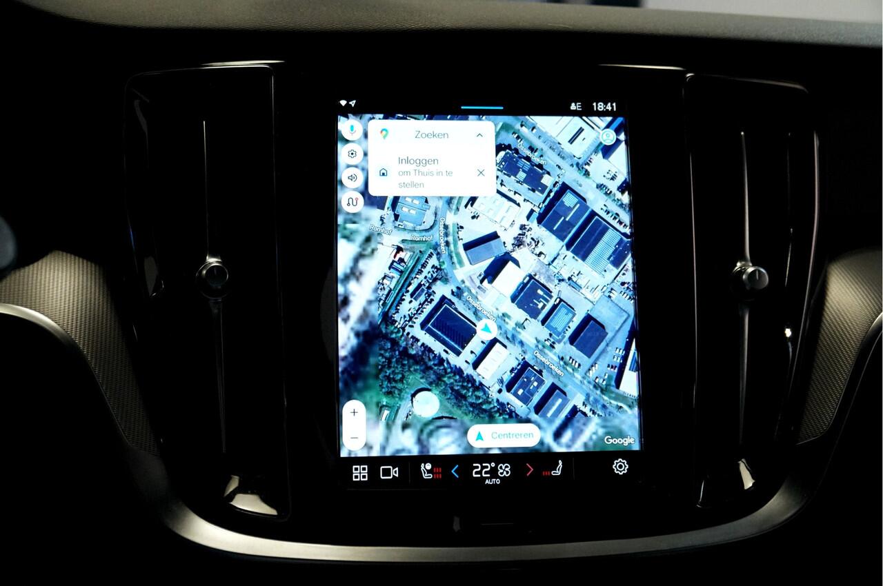 Volvo V60 2.0 T8 AWD Long Range 335kW/455pk Aut8 Plug-in hybrid Plus Dark PANORAMADAK + PILOT ASSIST + EL.TREKHAAK + STOEL-&STUURVERWARMING + MATRIX LED + ADAPT.CRUISE + KEYLESS + SPORTSTOELEN + CAMERA + PARKSENSOREN V&A + 19" LM-VELGEN!!