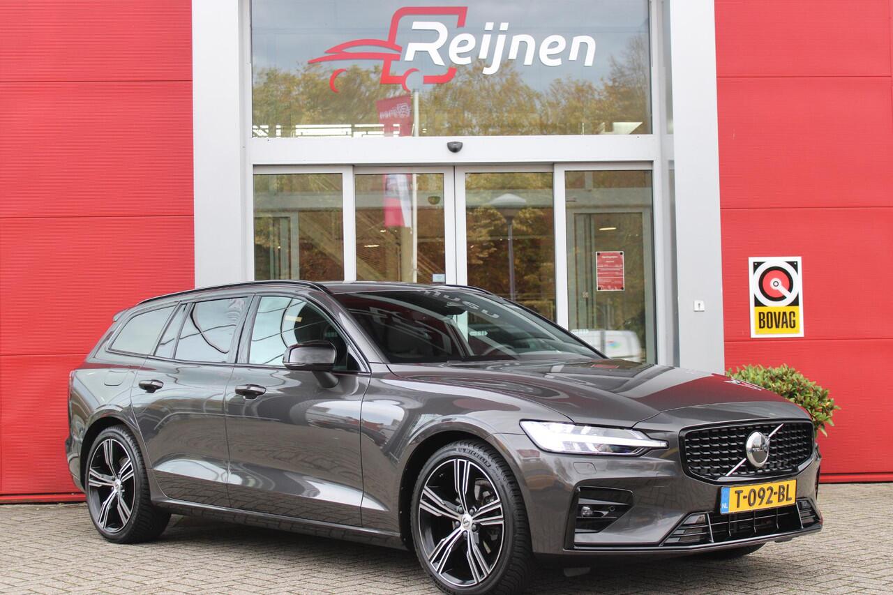 Volvo V60 2.0 B4 211PK PLUS DARK |19" 5-MULTI SPAAKS BLACK DIAMOND CUT LICHTMETALEN VELGEN | PILOT ASSIST | REMOTE START | APPLE CARPLAY / ANDROID AUTO | NAVIGATIE BY GOOGLE | DRAADLOZE TELEFOONLADER | PARK ASSIST - ACHTERUITRIJCAMERA EN PAKEERSENSOREN VOOR + ACHT