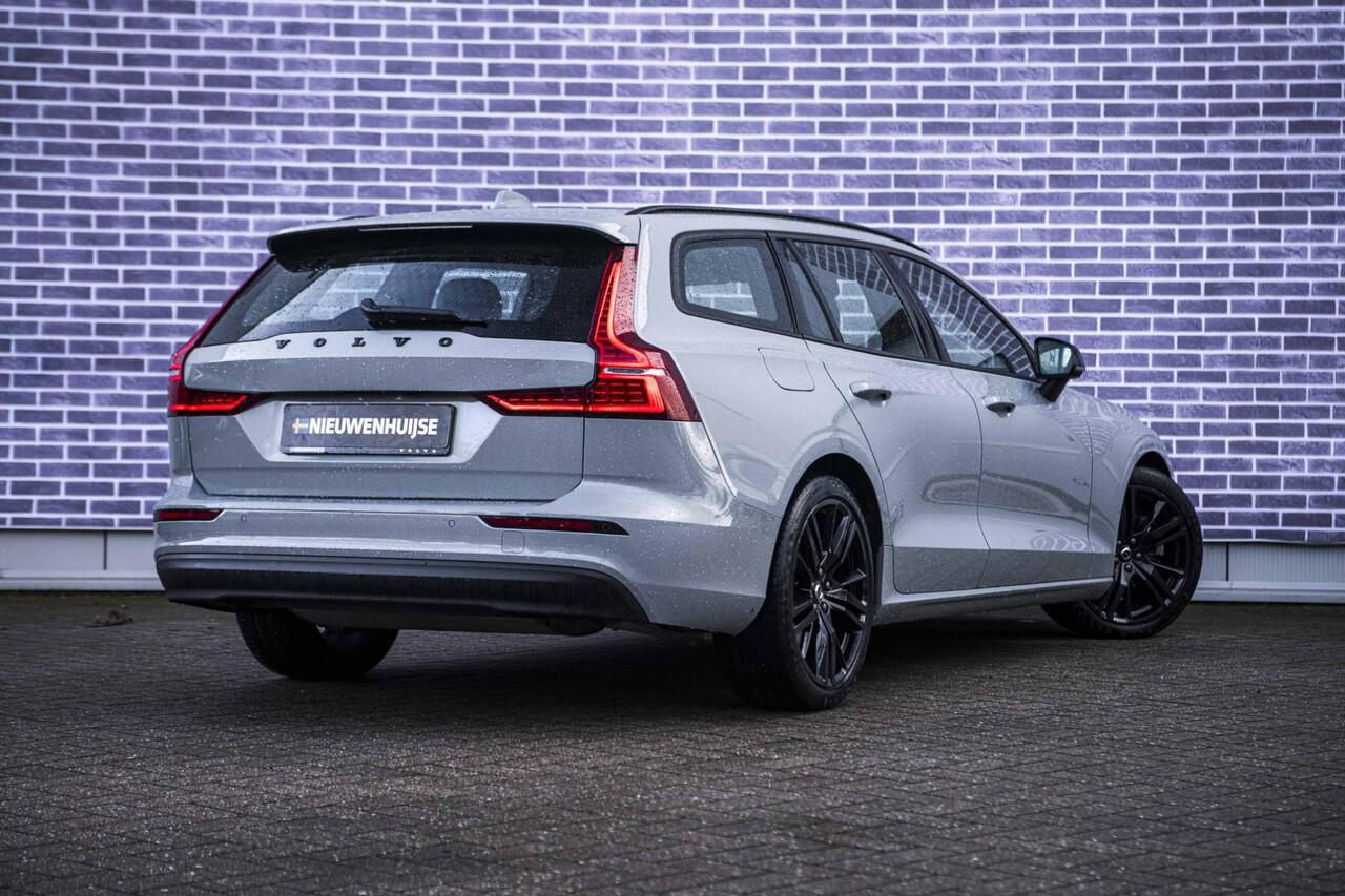Volvo V60 2.0 B3 Essential Edition | Sport Pack | 19" Black Edition Velgen | Leder | Adaptieve Cruise Control | Stoelverwarming | Park Assist |