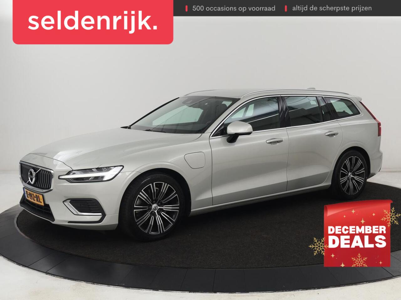 Volvo V60 2.0 T6 AWD Recharge Inscription | Trekhaak | Stoel & stuurverwarming | Leder | Adaptive cruise | Memory | Carplay | Navigatie | Camera | PHEV | Plug In