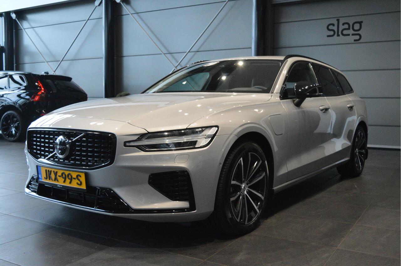 Volvo V60 2.0 T6 Plug-in hybrid AWD Plus Dark leer trekhaak camera !!