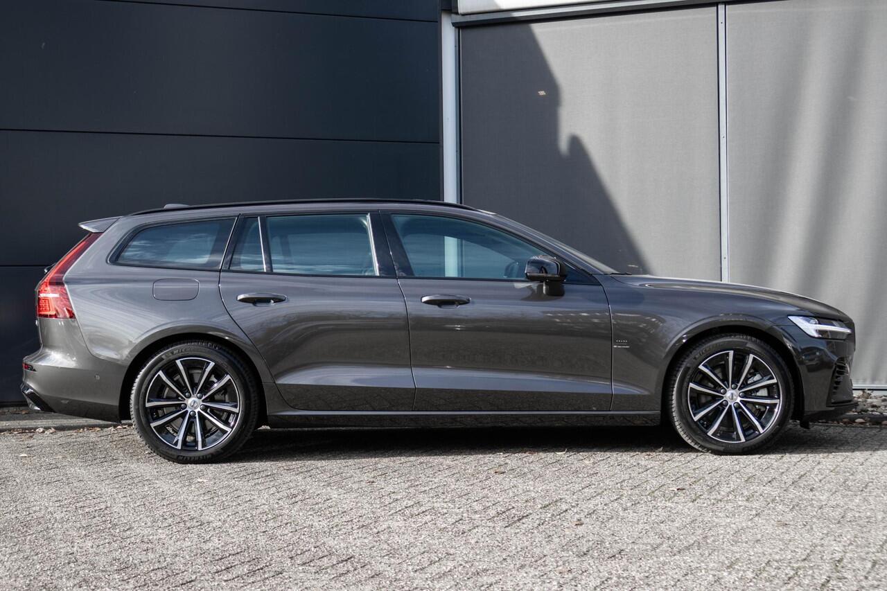 Volvo V60 T6 Plug-in hybrid AWD Plus Dark | Semi Elektrische Trekhaak | Adaptieve Cruise Control | BLIS | Elektrische verstelbare voorstoelen | Verwarmbare voorstoelen en stuurwiel | 360 graden camera |