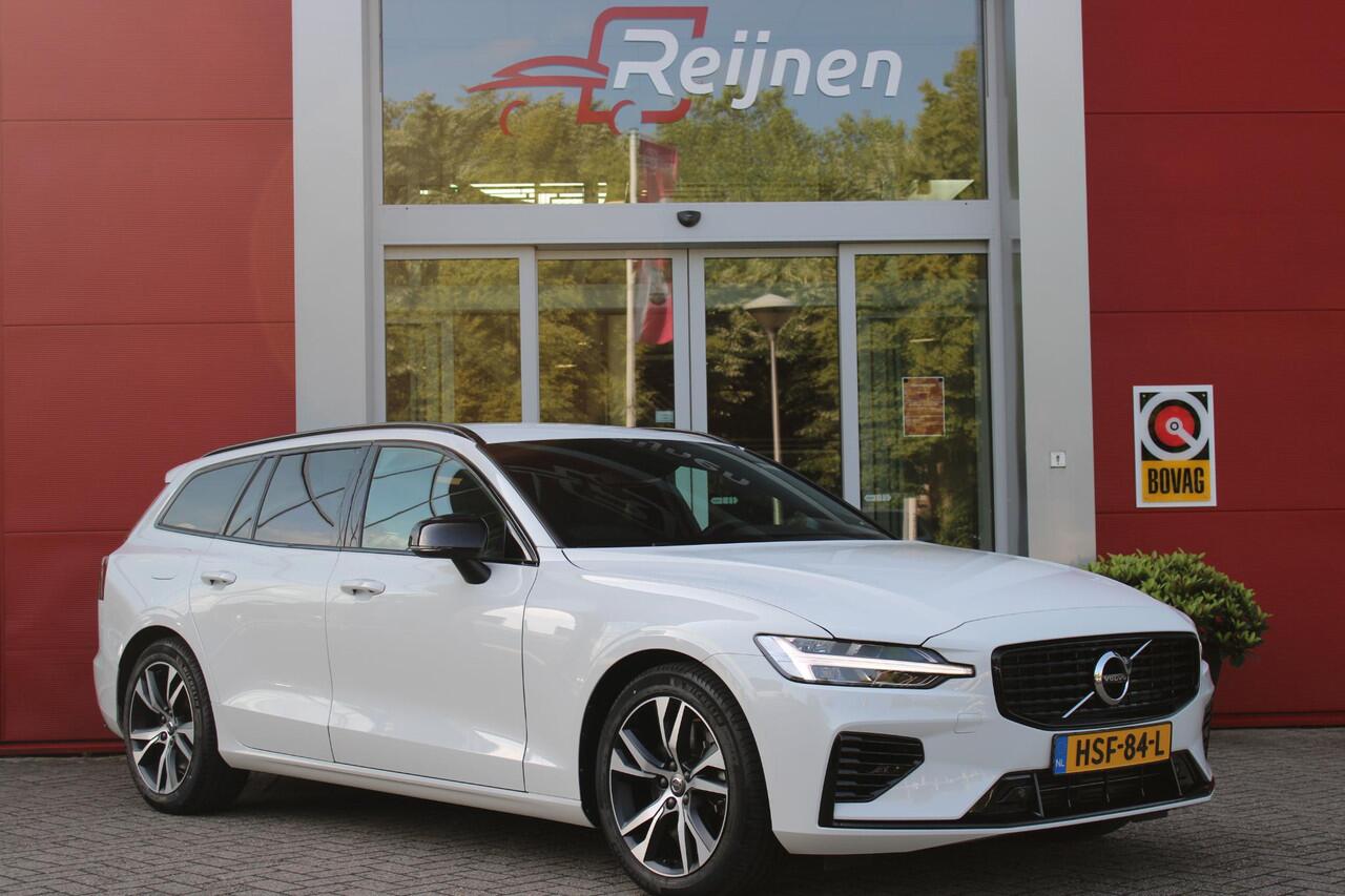 Volvo V60 2.0 T6 RECHARGE 340PK AWD R-DESIGN | ELEKTRISCH BEDIENBARE VOORSTOELEN MET GEHEUGEN OP BESTUURDERSSTOEL | 18" 5-Y SPAAKS MATT BLACK / DIAMOND CUT R-DESIGN WIELEN | HIGH PERFORMANCE SOUND HARMAN KARDON | ADAPTIVE CRUISE CONTROL | ACHTERUITRIJ CAMERA | GETI