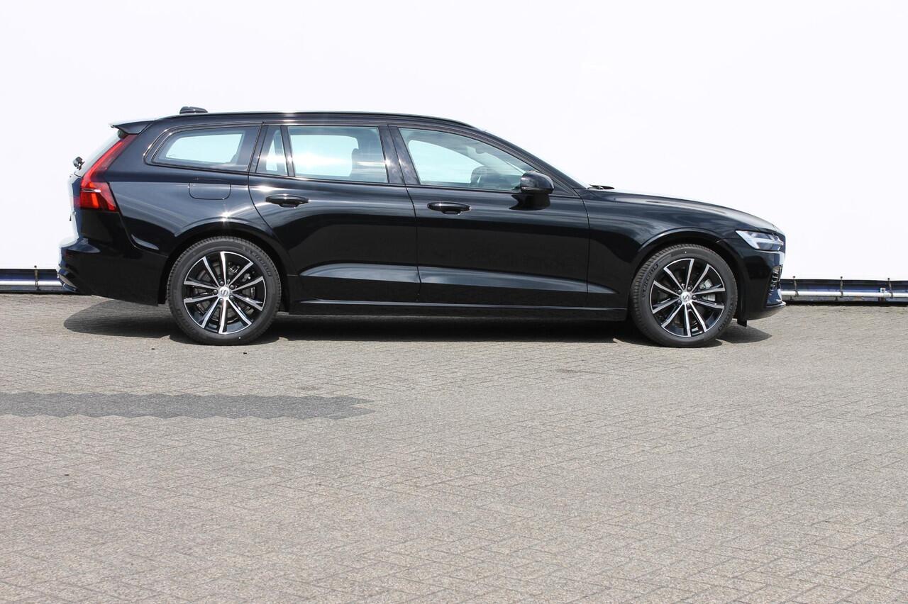 Volvo V60 T6 350PK Automaat Plug-in hybrid AWD Plus Dark Long Range / Google infotainment / Cruise Control / Lederen bekleding / Keyless entry / Elektrisch bedienbare voorstoelen met geheugen / Verwarmbare voorstoelen