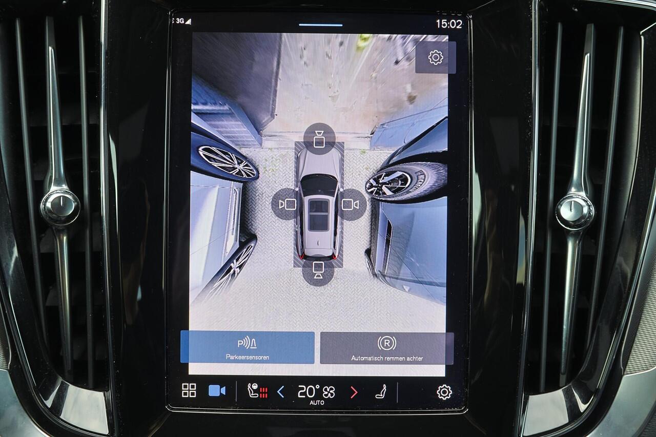 Volvo V60 T6 Recharge AWD Plus Dark - IntelliSafe Assist & Surround - 360º Camera - Harman/Kardon audio - Adaptieve LED koplampen - Verwarmde voorstoelen, stuur & achterbank - Parkeersensoren voor & achter - Elektr. bedienb. voorstoelen met geheugen - Extra getint 