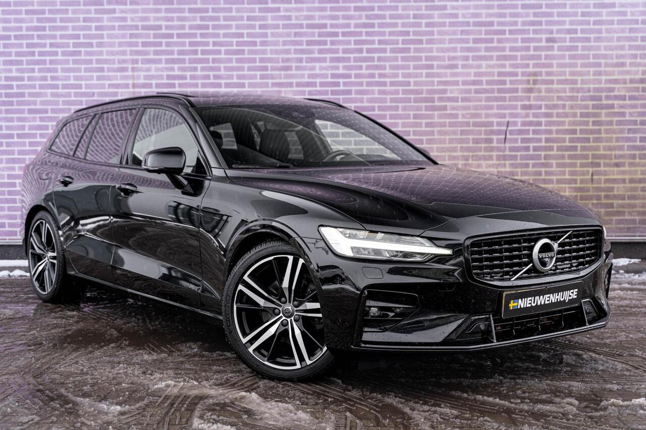 Volvo V60 B4 Geartronic R-Design | Navigatie | Schuif-/Kanteldak | Getint Glas | Head-Up Display | 360 Camera | Adaptieve Cruise Control | Stoelverwarming Voor + Achter | Dodehoekdetectie | Parkeerverwarming | Lederen Bekleding | Park Assist | Harman Kardon Audio |
