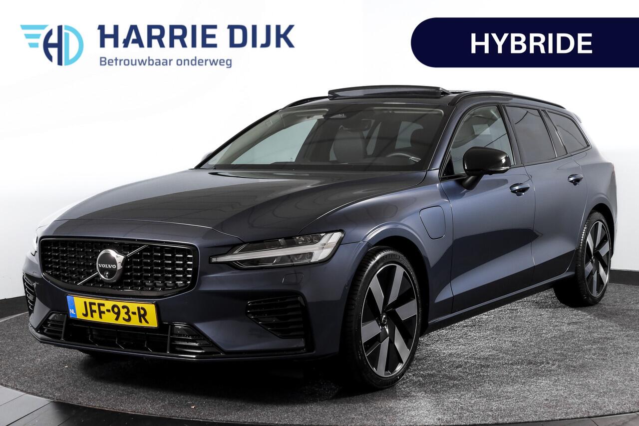 Volvo V60 2.0 T6 Plug-in hybrid AWD Ultra Dark | S/K-panodak | Bowers/Wilkens | Dig. Cockpit | Adapt. Cruise | Memory Stoelen | Elek. Klep | Stoel-+stuurverw. | 360 Camera | NAV+App. Connect | Elek. trekhaak | LM 19" |