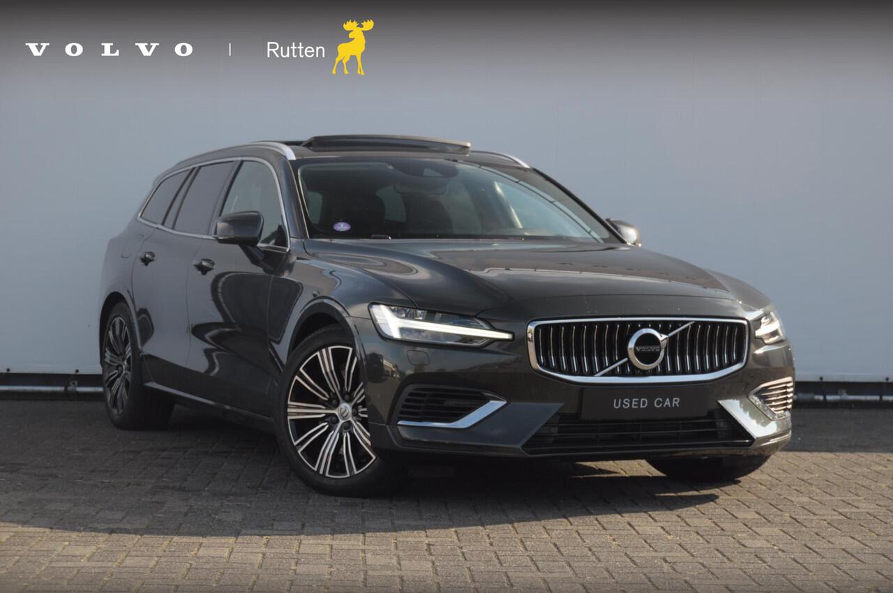 Volvo V60 T6 340PK Automaat Recharge AWD Inscription Trekhaak / Adaptieve cruise control /BLIS / Parkeersensoren met camera / Stoel - en stuurwielverwarming / Elektrische stoelen met geheugen / Getint glas / Apple carplay / Keyless entry / Elektrische achterklep