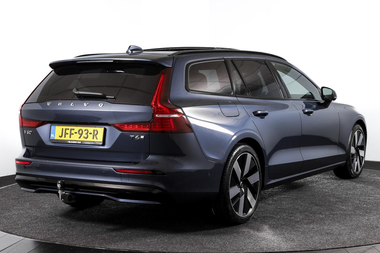 Volvo V60 2.0 T6 Plug-in hybrid AWD Ultra Dark | S/K-panodak | Bowers/Wilkens | Dig. Cockpit | Adapt. Cruise | Memory Stoelen | Elek. Klep | Stoel-+stuurverw. | 360 Camera | NAV+App. Connect | Elek. trekhaak | LM 19" |