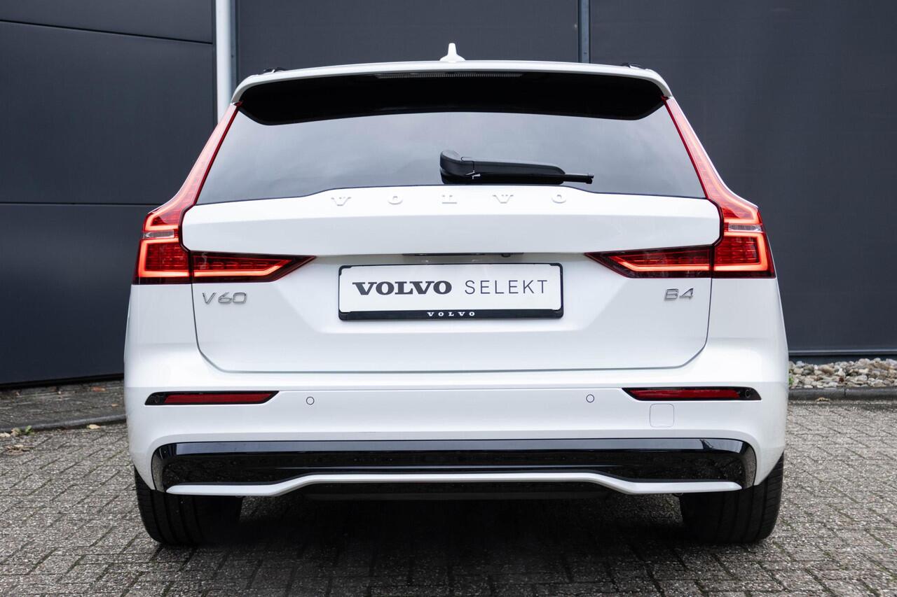 Volvo V60 B4 Automaat Plus Dark | Premium Sound by Harman & Kardon | Elektrisch schuif-/kanteldak | Elektrisch verstelbare voorstoelen met geheugen | Stoelkoeling & verwarming | Elektrische Trekhaak | 360 graden Camera | BLIS | Adaptieve Cruis Control |