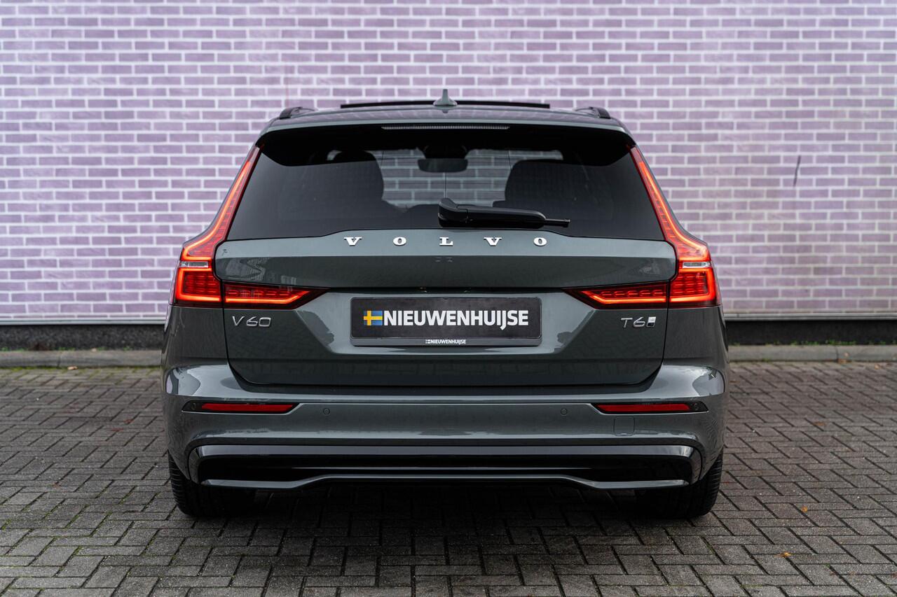 Volvo V60 2.0 T6 Plug-in hybrid AWD Plus Dark | Google | Longe Range | Schuif-/Kanteldak | Lederen Bekleding | Head-Up Display | Getint Glas | Sportstoelen | Harman Kardon Audio | Memory | 19" LM