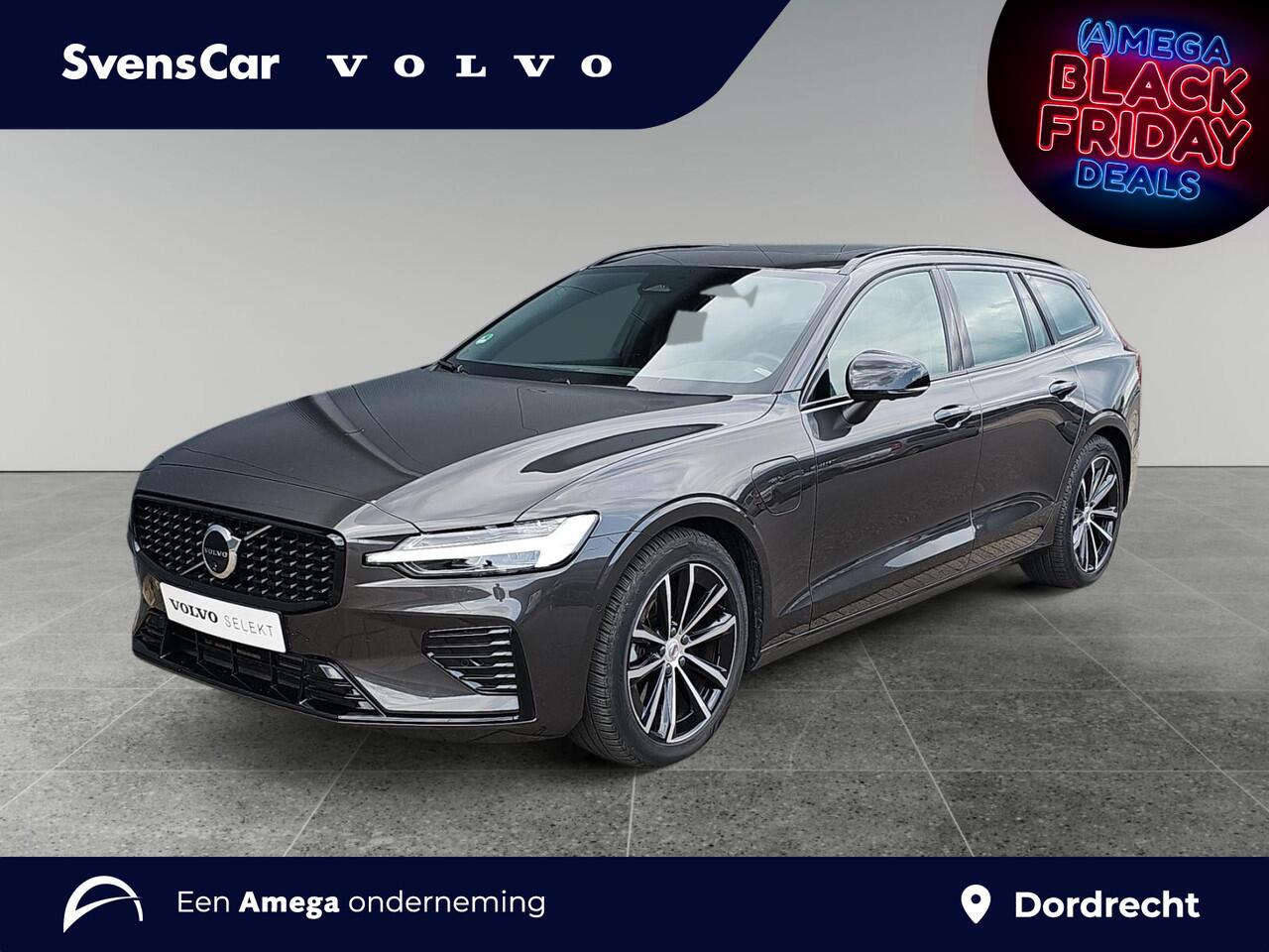 Volvo V60 2.0 T6 Plug-in hybrid AWD Plus Dark | Harman/Kardon Audio | 360 graden camera | Trekhaak | Sportstoelen |