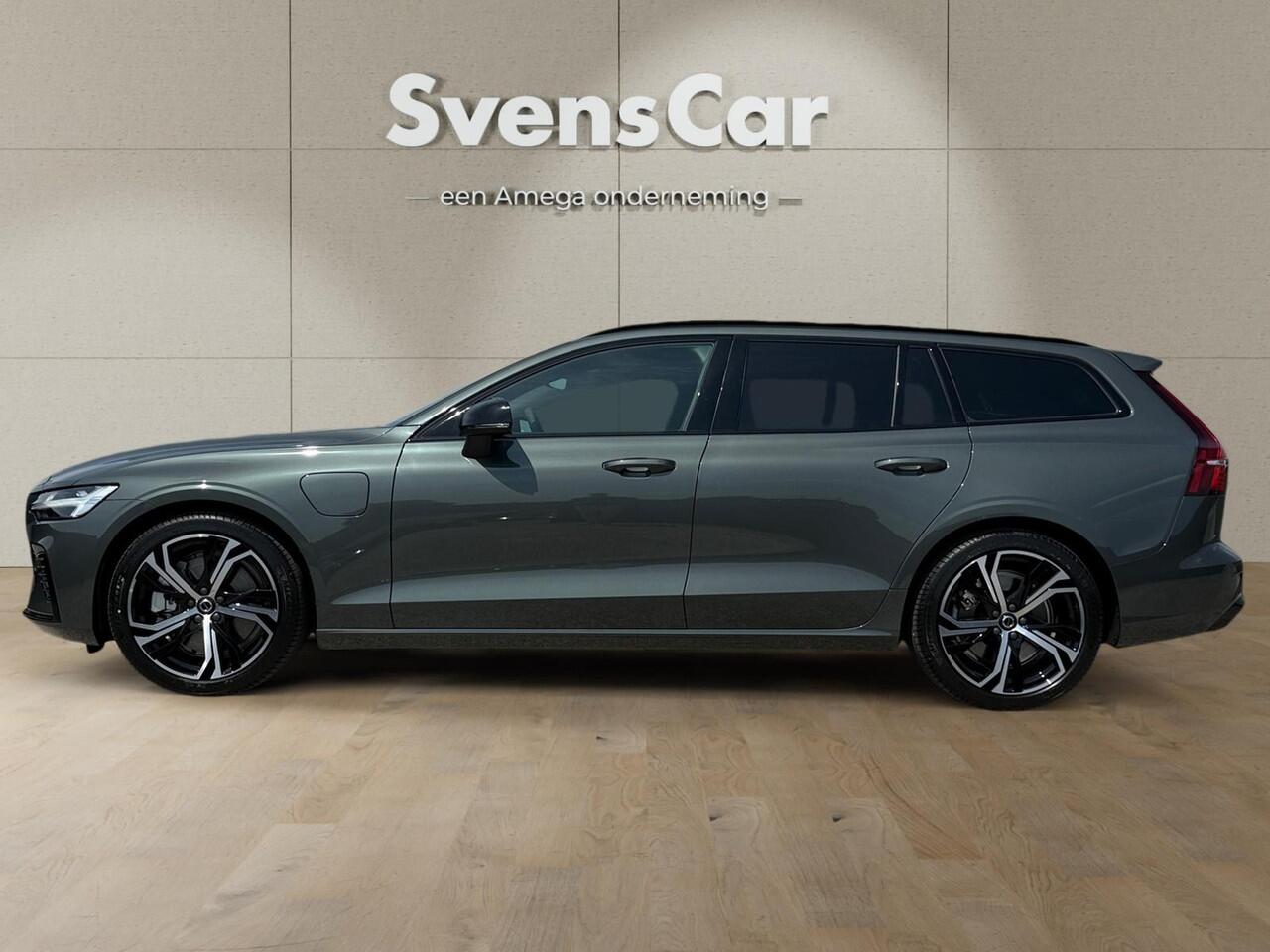 Volvo V60 2.0 T6 Plug-in hybrid AWD Plus Dark | Amber Nappa Lederen bekleding | Panoramadak | Extra getint glas | Harman/Kardon Audio |