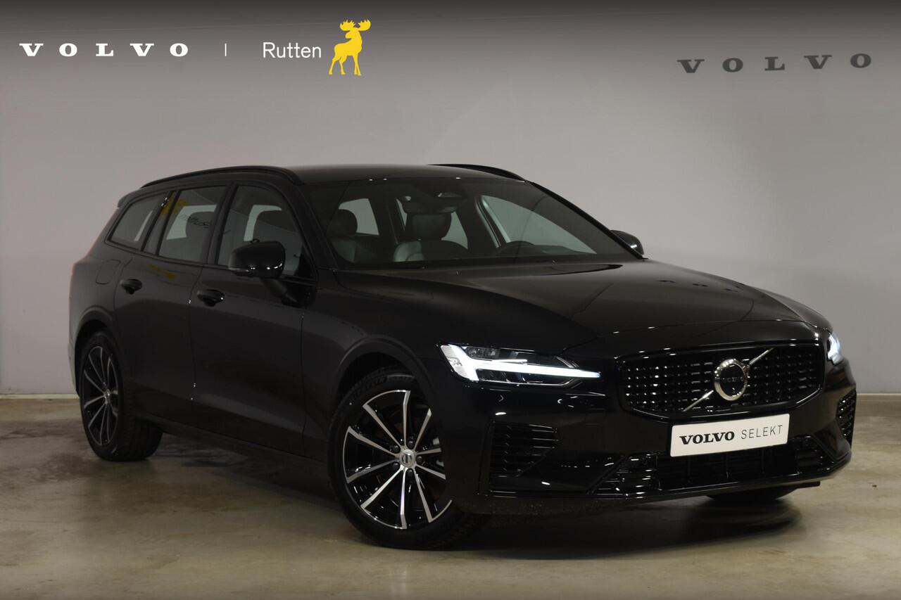 Volvo V60 T6 350PK Automaat Plus Dark / Navigatie / 360 Camera / Harman Kardon / Stuur & Stoelverwarming / LM Velgen / Trekhaak