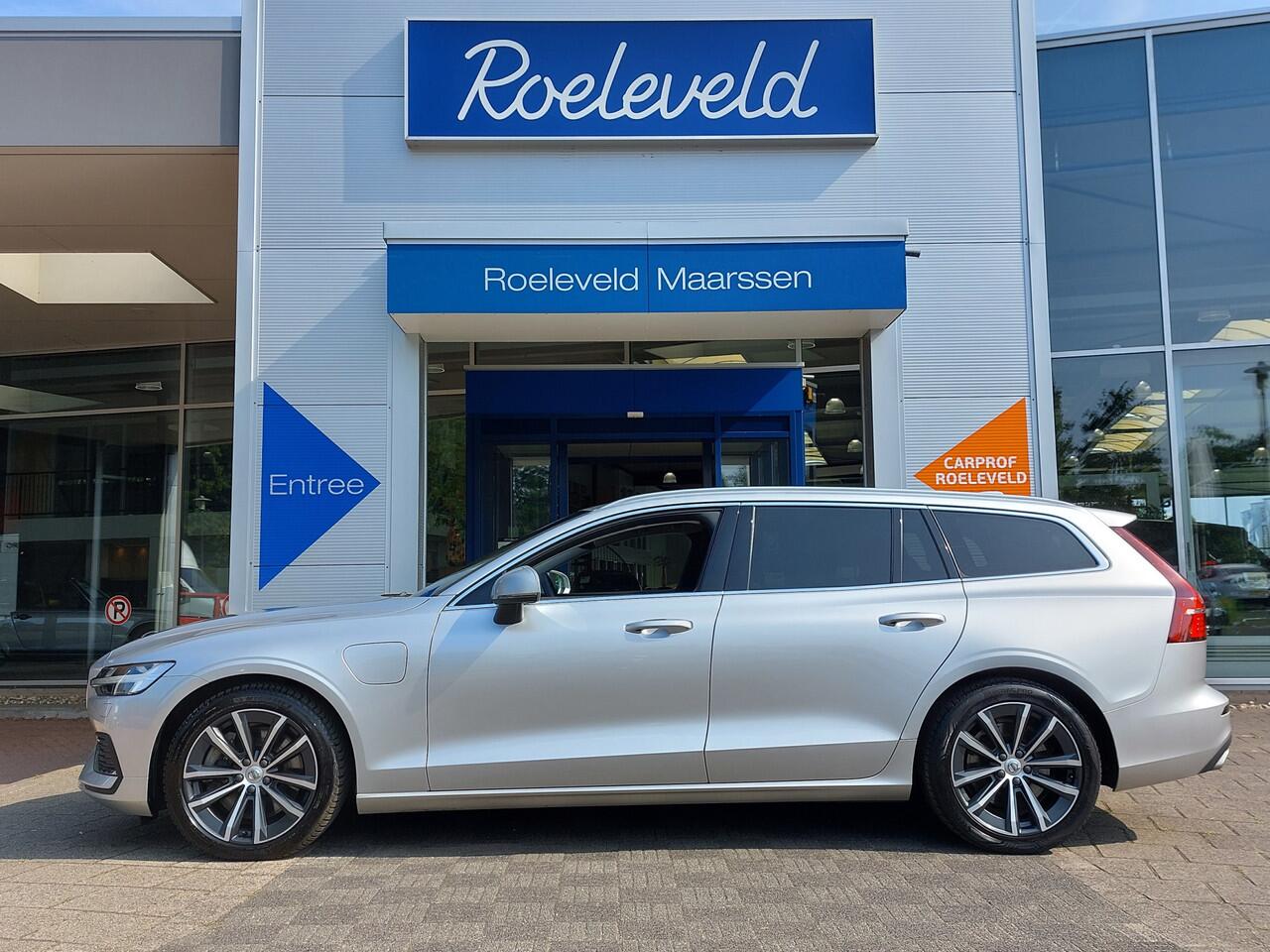 Volvo V60 2.0 T6 Recharge AWD Business Pro | Navi | Apple Carplay + Android Auto | Clima | Adap.Cruise | Led Koplampen | Keyless Entry | Dodehoek+Rijstrook+Licht+Regensensor | Privacy Glass | 18''lm