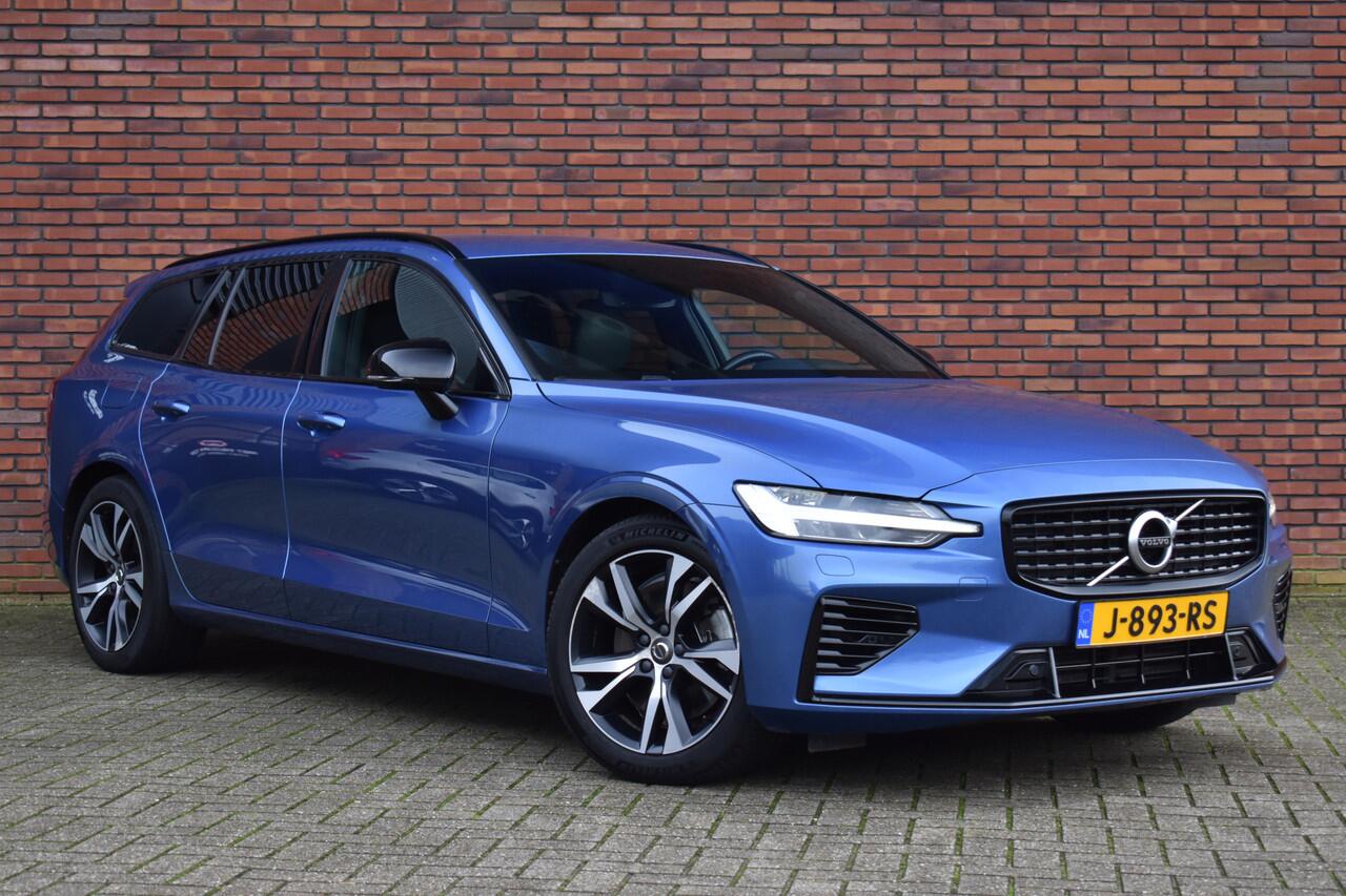 Volvo V60 T6 340PK Recharge AWD R-Design | Trekhaak | Climate Pro | Park Assist | Lighting |