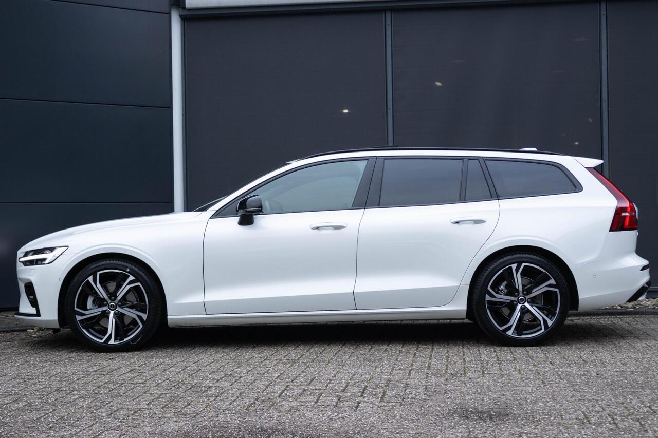 Volvo V60 B4 Automaat Plus Dark | Premium Sound by Harman & Kardon | Elektrisch schuif-/kanteldak | Elektrisch verstelbare voorstoelen met geheugen | Stoelkoeling & verwarming | Elektrische Trekhaak | 360 graden Camera | BLIS | Adaptieve Cruis Control |