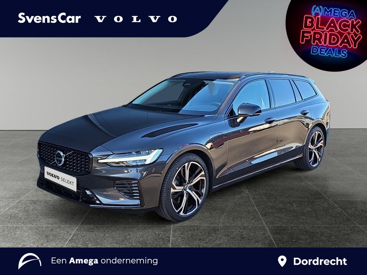 Volvo V60 2.0 T8 Plug-in hybrid AWD Ultra Dark | Bowers & Wilkins Audio | Extra getint glas | Head-up display | Nappa lederen bekleding |