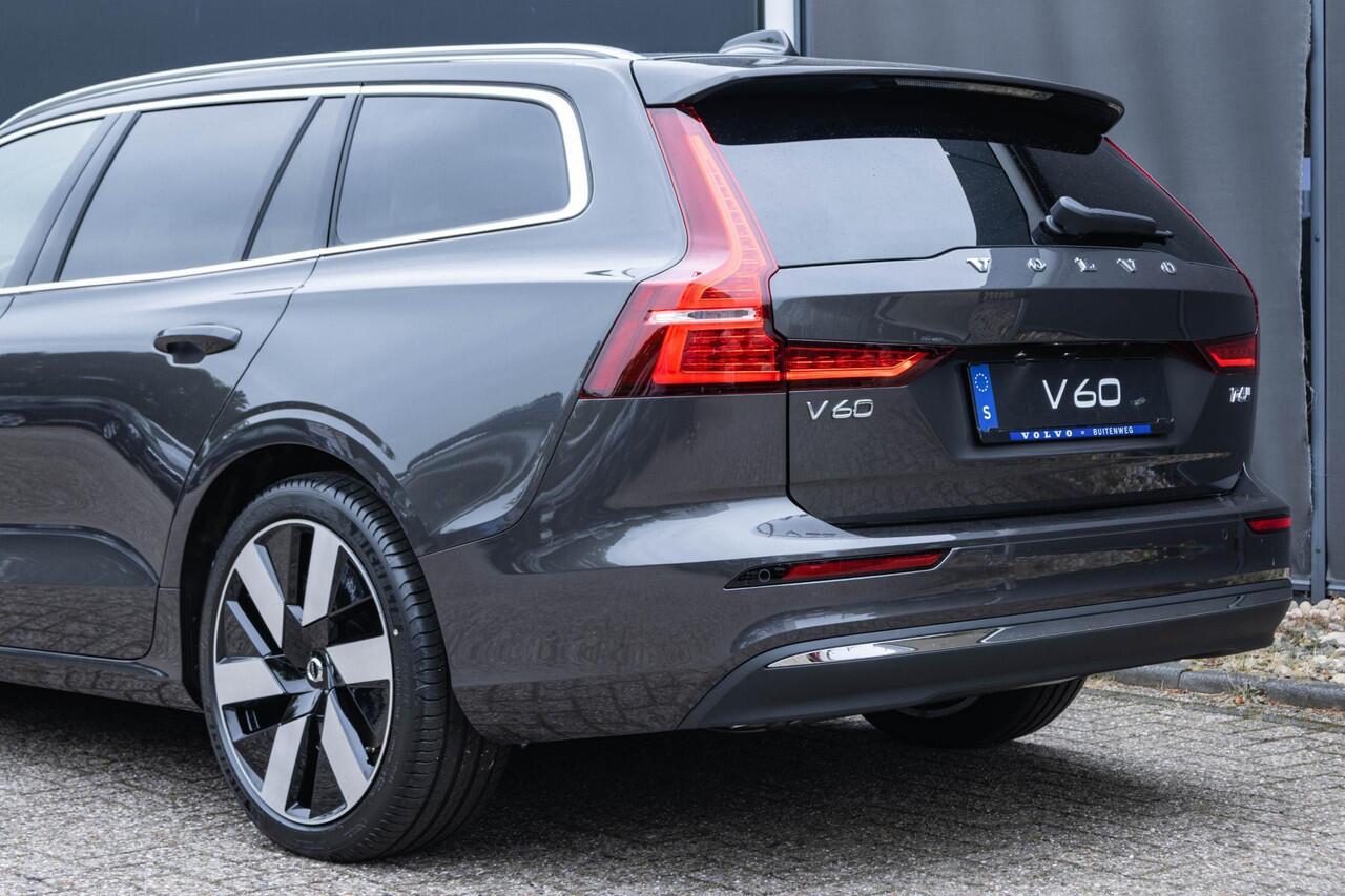 Volvo V60 T6 Recharge AWD Essential Edition | Long Range | Verwarmbare voorstoelen | Verwarmbaar stuurwiel | Verwarmbare achterbank | Google Infotainment | Parkeercamera | 19 inch Lichtmetalen velgen