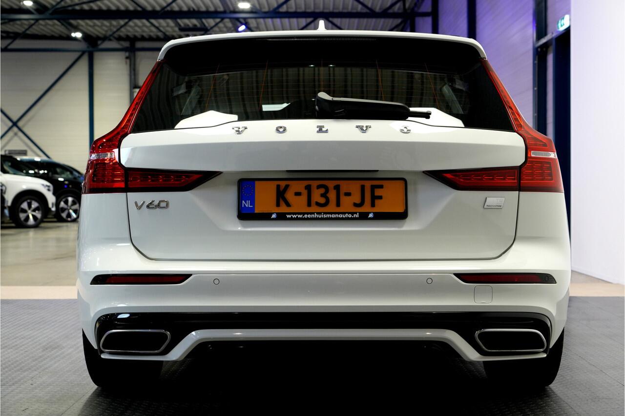 Volvo V60 2.0 T8 AWD 287kW/390pk Aut8 Recharge R-Design ADAPT.CRUISE + NAVI SENSUS + BLIS + LANE ASSIST + MEMORY STOEL + KEYLESS ENTRY&GO + SPORTSTOELEN + LEDER/GAASSTOF + STANDKACHEL + ON-CALL + PARKSENSOREN + 18" LM-VELGEN!!
