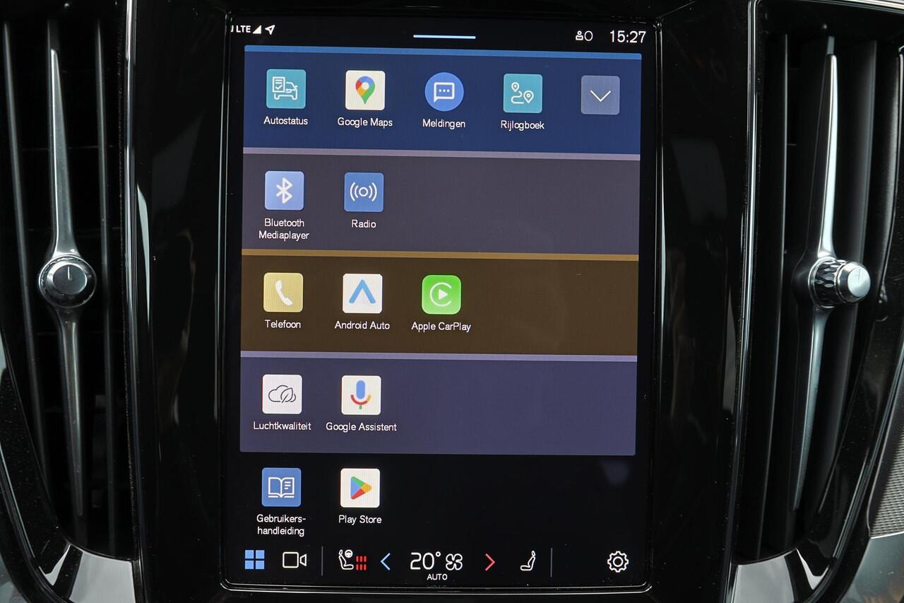 Volvo V60 T6 Recharge AWD Plus Dark - IntelliSafe Assist & Surround - 360º Camera - Harman/Kardon audio - Adaptieve LED koplampen - Verwarmde voorstoelen, stuur & achterbank - Parkeersensoren voor & achter - Elektr. bedienb. voorstoelen met geheugen - Extra getint 