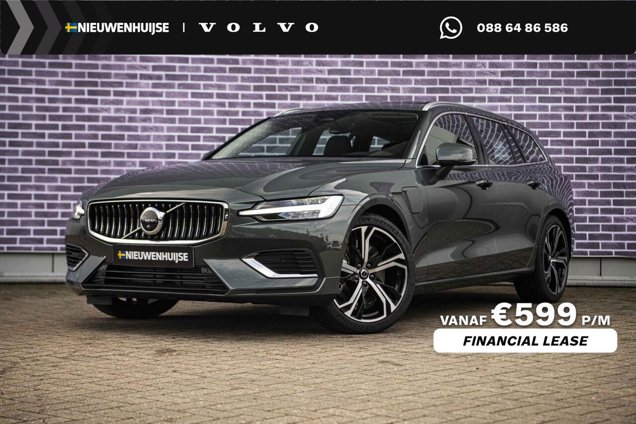 Volvo V60 2.0 T6 Plug-in hybrid AWD Plus Bright | Panoramadak | Adaptieve Cruise Control | Head Up Display | Forest Lake | Donker Glas | 360 Camera | 19" |