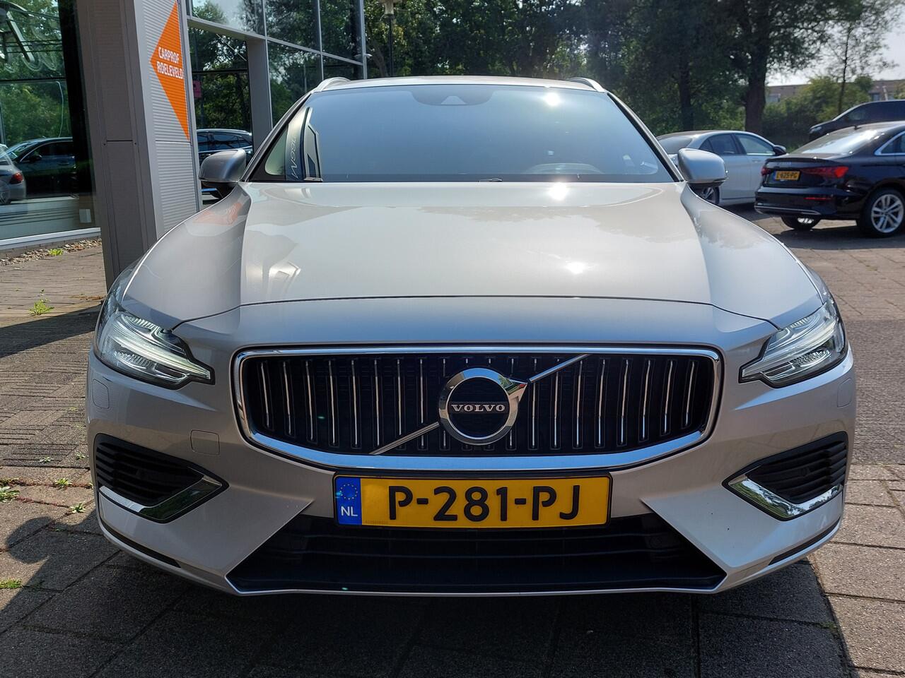 Volvo V60 2.0 T6 Recharge AWD Business Pro | Navi | Apple Carplay + Android Auto | Clima | Adap.Cruise | Led Koplampen | Keyless Entry | Dodehoek+Rijstrook+Licht+Regensensor | Privacy Glass | 18''lm