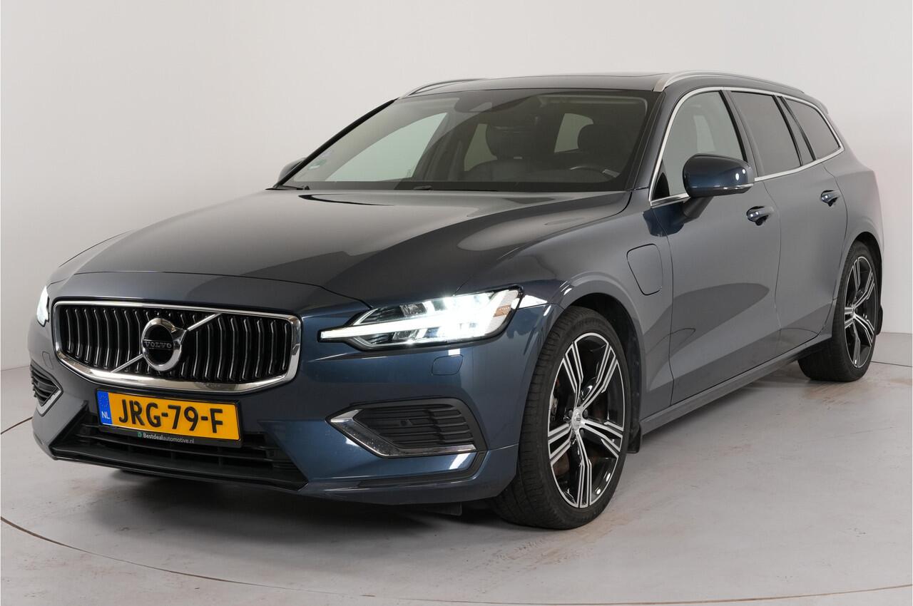 Volvo V60 2.0 T8 Recharge PHEV 455 pk Plus Bright AWD | Pano | HK | DAB+ | Stoelverw. | El. achterklep | El. stl. verst. | Parkeerss. |