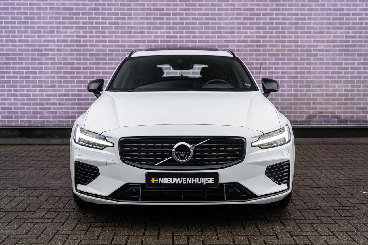 Volvo V60 2.0 T6 Recharge AWD R-Design | Navi | 360 Camera | Schuif-/Kanteldak | Adaptive Cruise | Harman Kardon Audio | Stoel-/Stuurwielverwarming | Park Assist | Sportstoelen | LED | Standkachel | Lederen Bekleding | Zitverlenging | Voorruit Verwarming |