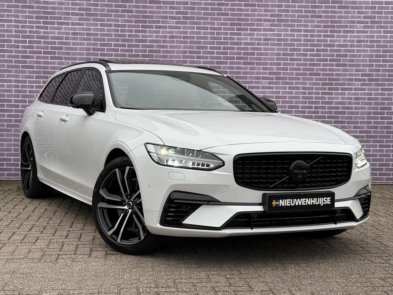 Volvo V90 2.0 T8 Plug-in hybrid AWD Ultra Executive Edition | Polestar Engineerd | Custum Sport uitlaat | Trekhaak | Luchtvering | Bowers & Wilkins | Massage | Stoel Verwarming-Koeling | 360° |