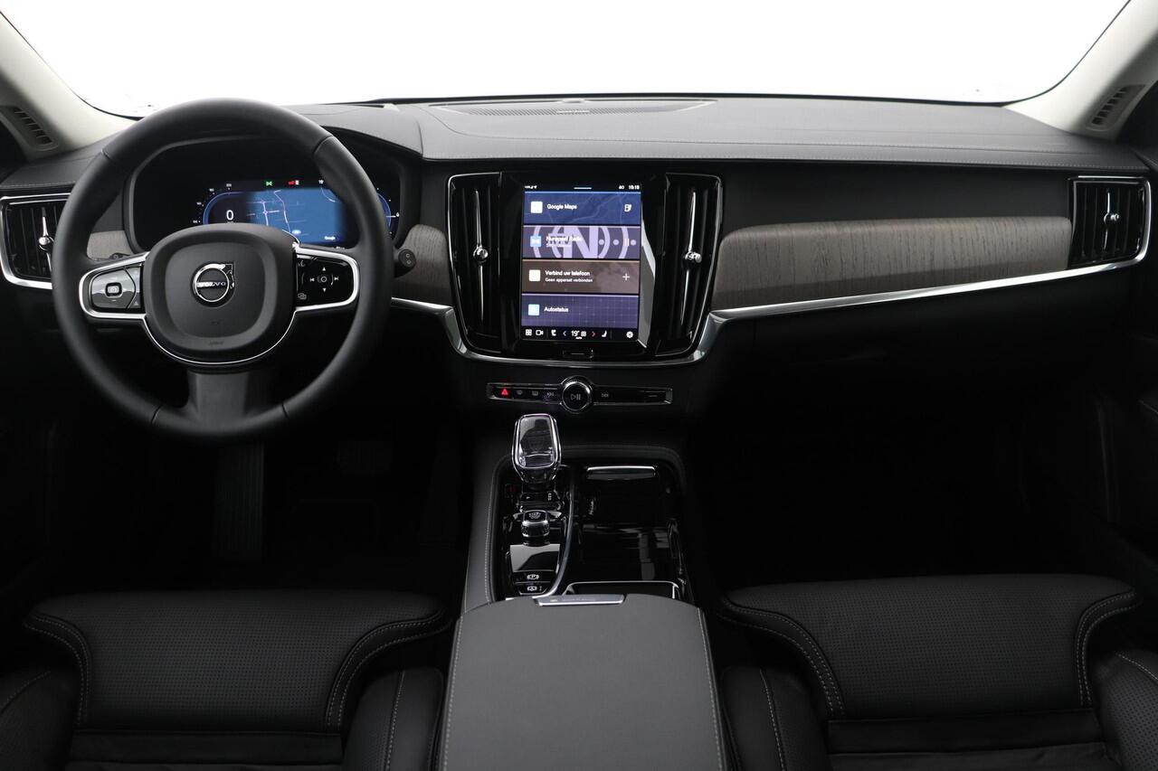 Volvo V90 T6 Plug-in hybrid Ultra Dark | Luchtvering Achter | Massage+Ventilatie | Head-Up | 360° Camera