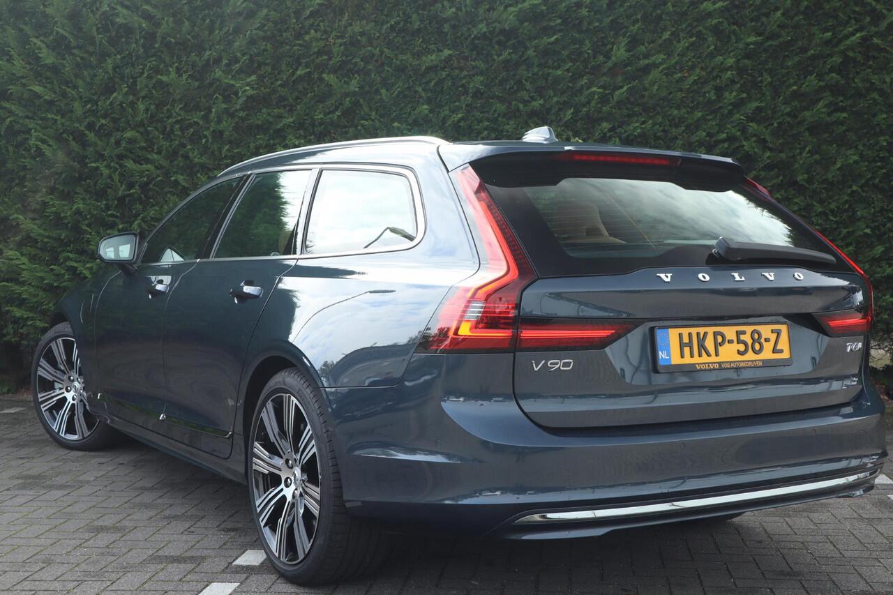 Volvo V90 2.0 T6 Plug-in hybrid AWD Ultra Bright | Luchtvering | B&W Audio | 360-camera | Head-up display | Schuif/kanteldak