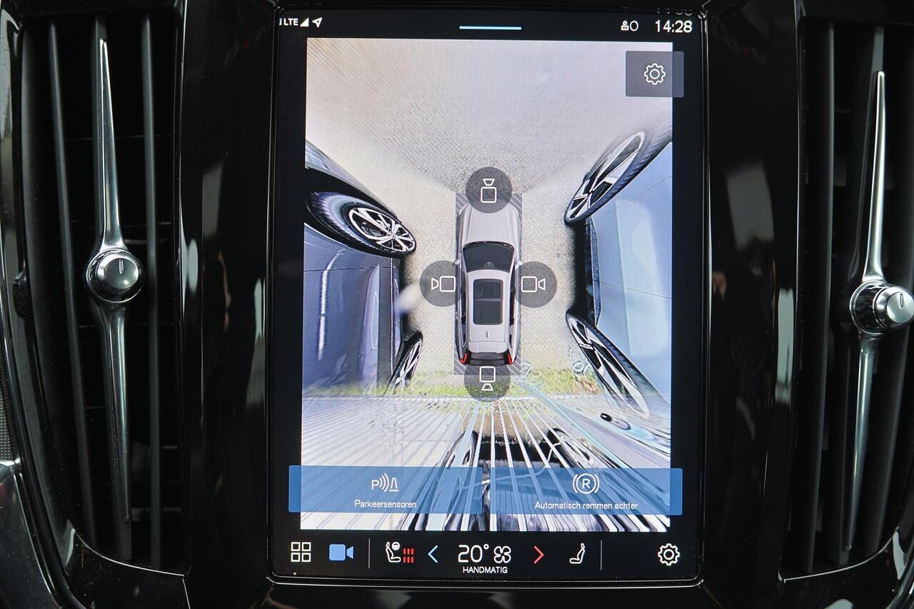 Volvo V90 T6 Recharge AWD Plus Bright - IntelliSafe Assist & Surround - 360º Camera - Harman/Kardon audio - Adaptieve LED koplampen - Verwarmde voorstoelen & stuur - Parkeersensoren voor & achter - Elektr. bedienb. voorstoelen met geheugen - 19' LMV