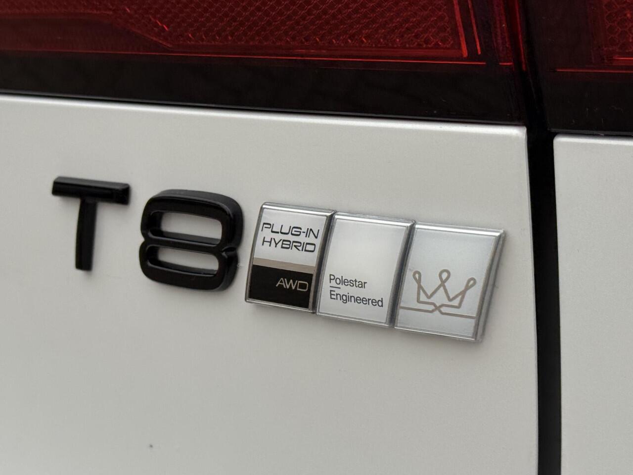 Volvo V90 2.0 T8 Plug-in hybrid AWD Ultra Executive Edition | Polestar Engineerd | Custum Sport uitlaat | Trekhaak | Luchtvering | Bowers & Wilkins | Massage | Stoel Verwarming-Koeling | 360° |