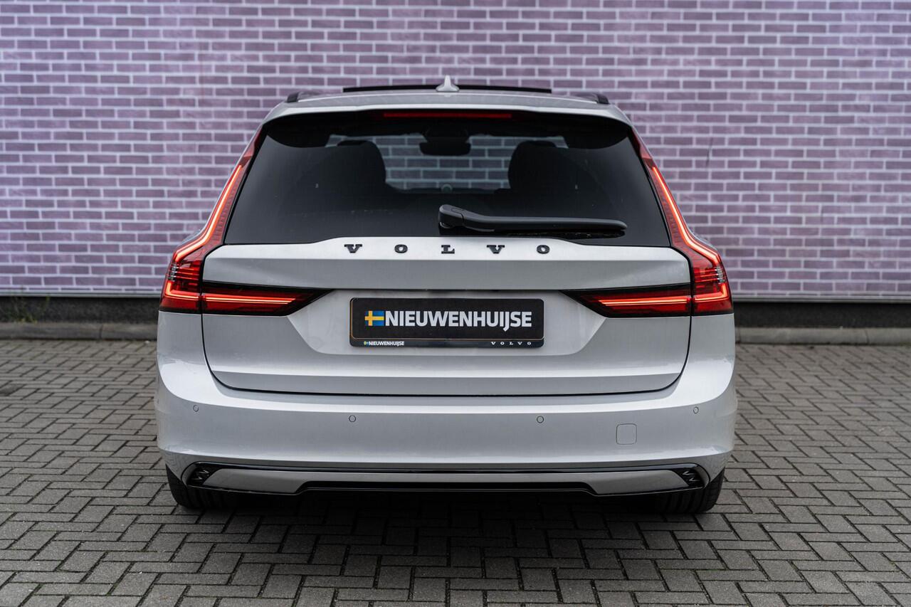 Volvo V90 T8 Plug-in hybrid AWD Ultimate Dark | Google | Longe Range | Bowers & Wilkins Audio | 360 Camera | Luchtvering | Schuif-/Kanteldak | Sportstoelen | Head-Up Display | Stuur-/Stoelverwarming Voor + Achter | Elek. Stoelen | Memory | Getint Glas | Elek. Achte