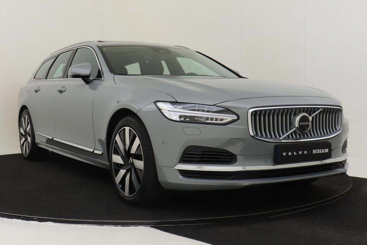 Volvo V90 T6 PLUG-IN HYBRID AWD ULTRA BRIGHT -PANO.DAK|HARMAN/KARDON|GEVENT.LEDER+MASSAGE|360°CAM|TREKHAAK|HEAD-UP DISP.